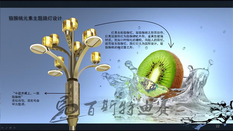 獼猴憶—路燈創(chuàng)意