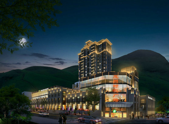 茂縣時(shí)代廣場(chǎng)照明設計